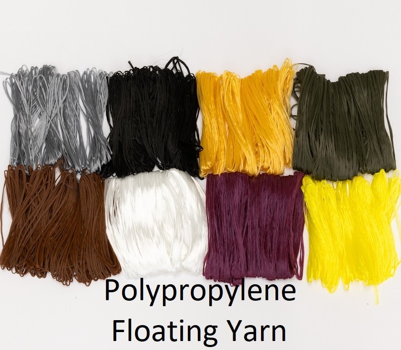 Polypropylene floating yarn per card